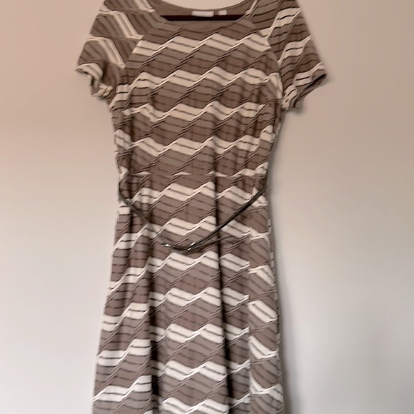 New York & Company Sheath Dress with Belt - Picture 3 of 6